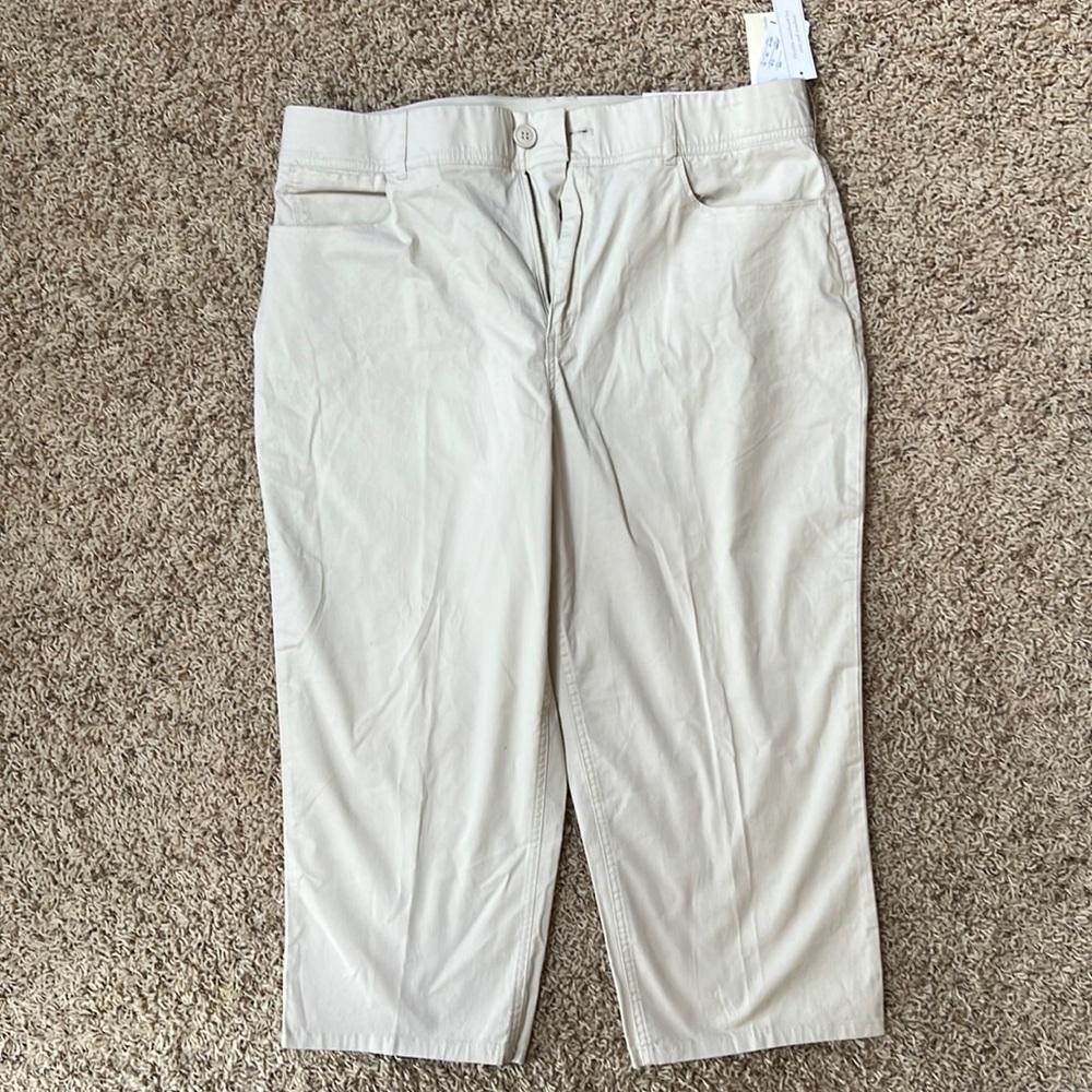 Capri pants, Christopher & Banks, size 14, never worn. Pet and smoke free home.
